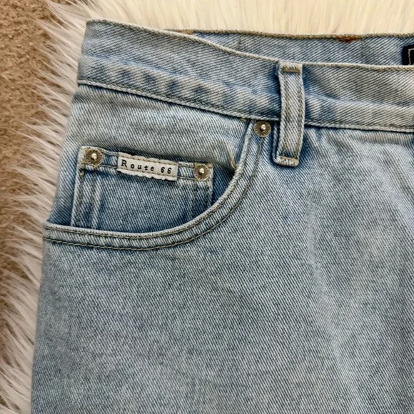 Route 66 90’s Light Denim Women’s Mom Shorts Jorts 13/14 - Picture 3 of 8